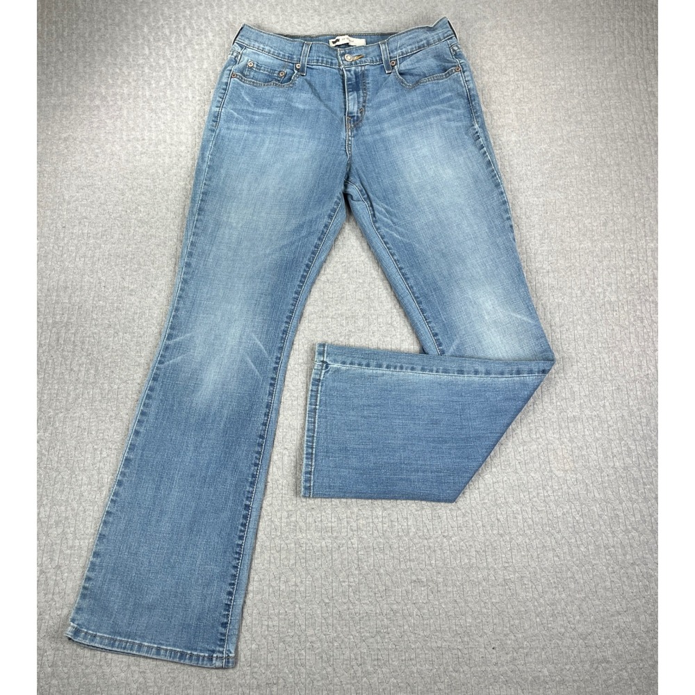 Levi's 515 Bootcut Jeans Women 8M/29X31 Blue Medium‎ Wash high rise